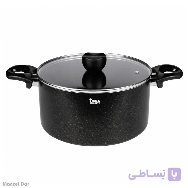 قابلمه تیارا مدل گرانیتی سایز 24 — تصویر 1