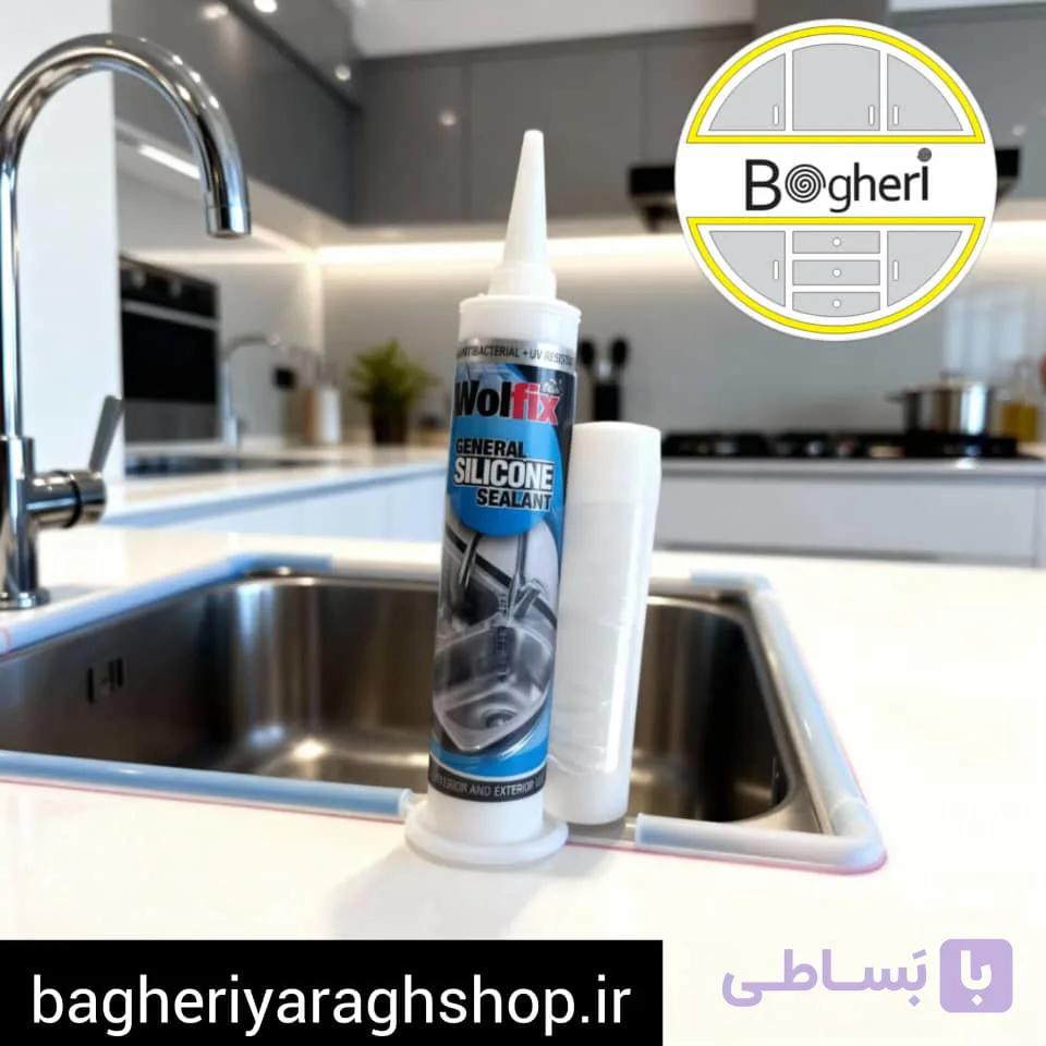 چسب آکواریوم سرنگی 100 گرمی ولفیکس