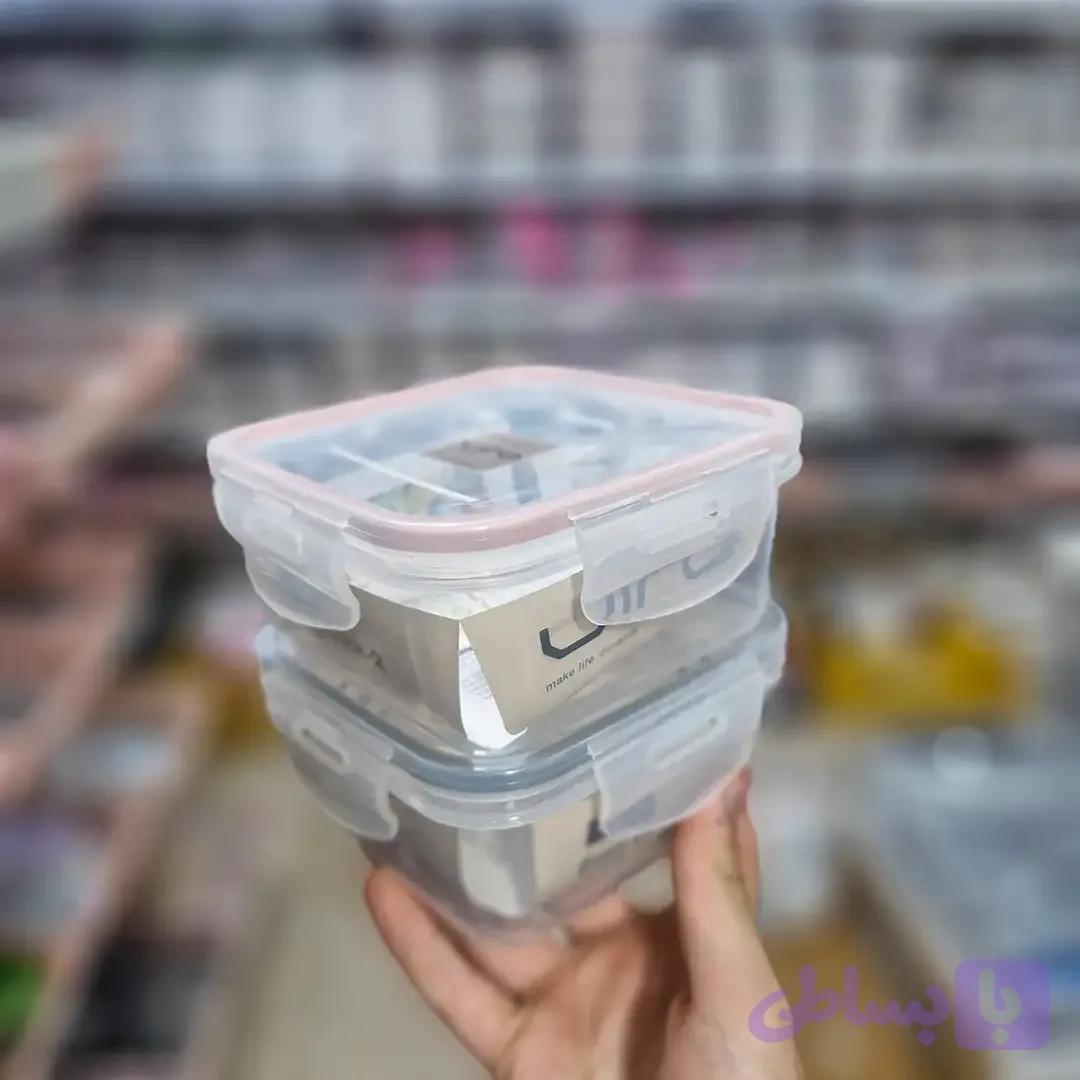 ظرف ماکروفری ویرو ایزی لاک مربع 650ml — تصویر 1