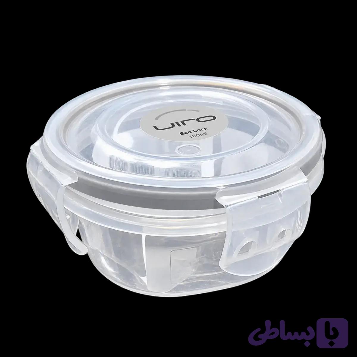 ظرف نگهدارنده ماکروفری ویرو اکولاک گرد 180ml — تصویر 1