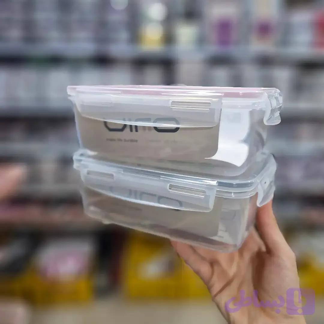 ظرف نگهدارنده مایکروفری ایزی لاک مستطیل 1500ml — تصویر 1