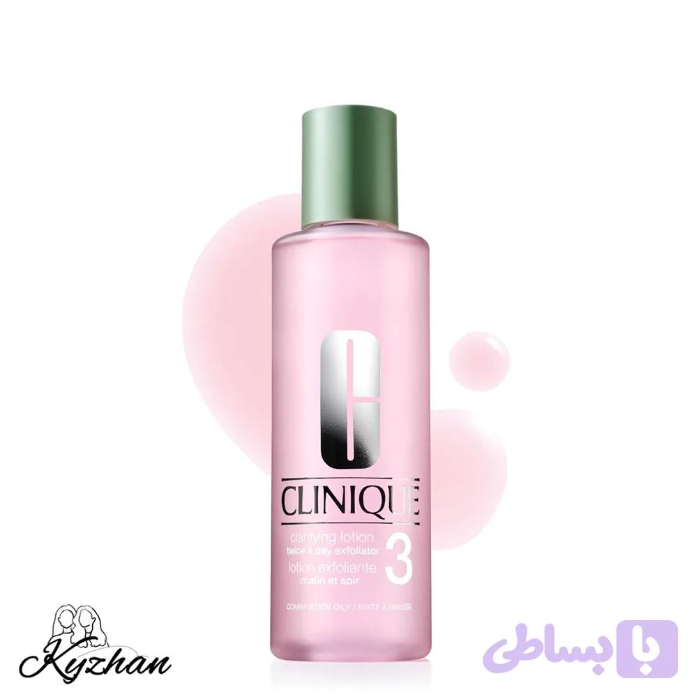 تونر شماره ۳ کلینیک مخصوص پوست مختلط تا چرب — تصویر 1