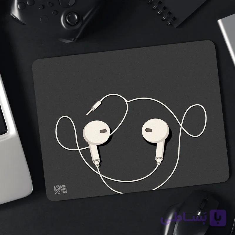 موس پد طرح هدفون مدل MP116 — تصویر 1