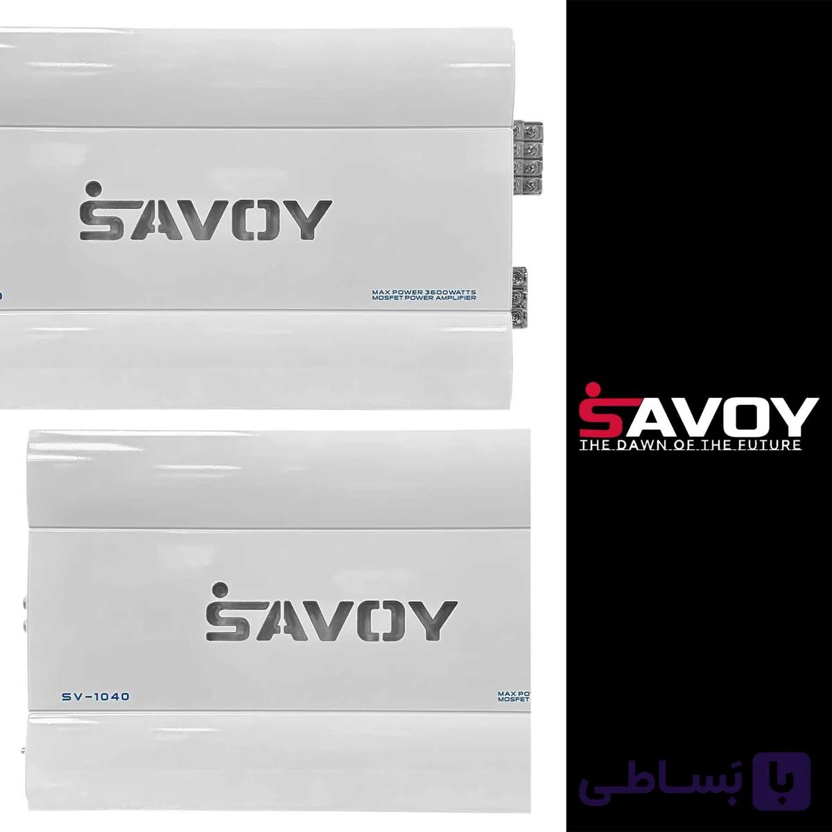 آمپلی فایر 4 کانال ساووی مدل SV-1040 — تصویر 1