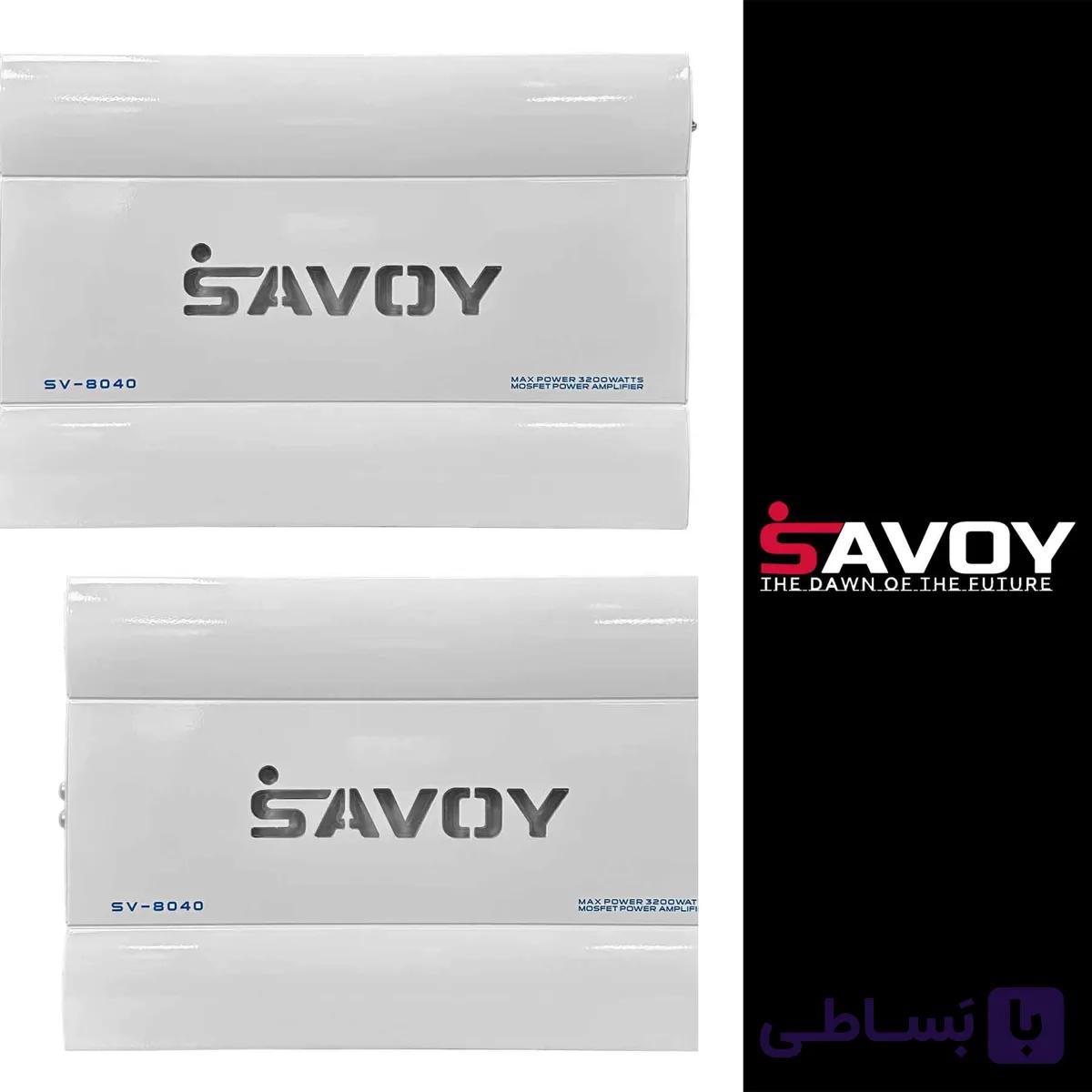 آمپلی فایر 4 کانال ساووی مدل SV-8040 — تصویر 1