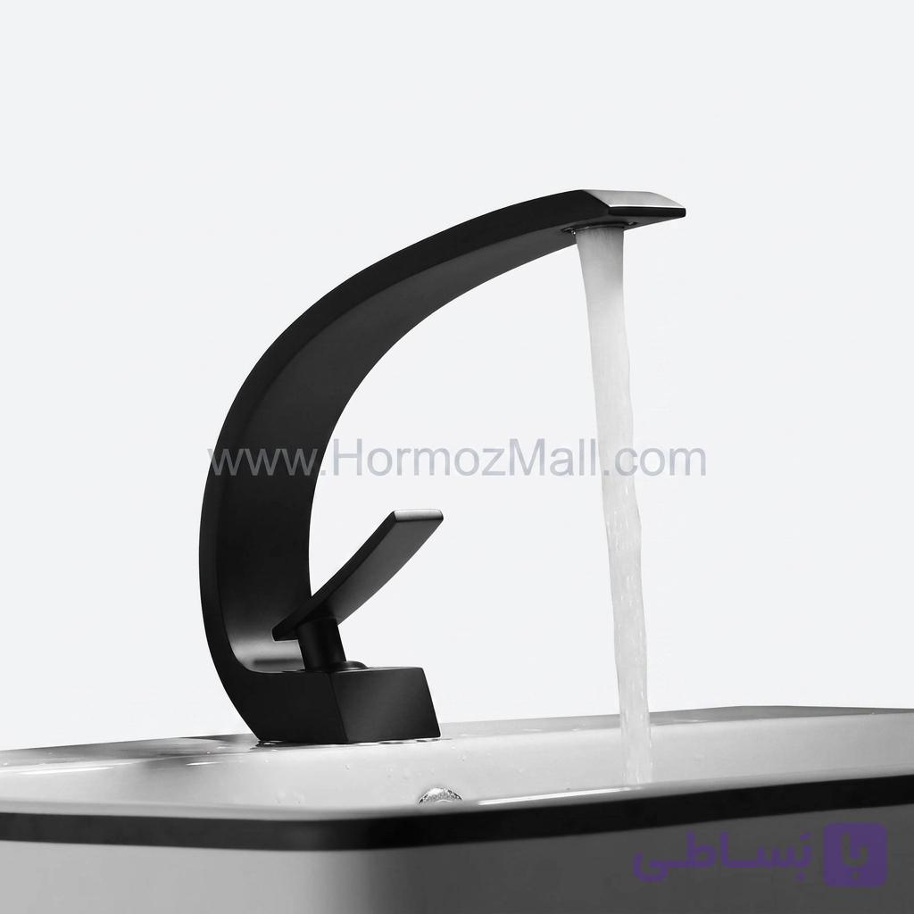 شیر روشویی لاکچری هایشین HS-586 | طراحی C-شکل مدرن — تصویر 1