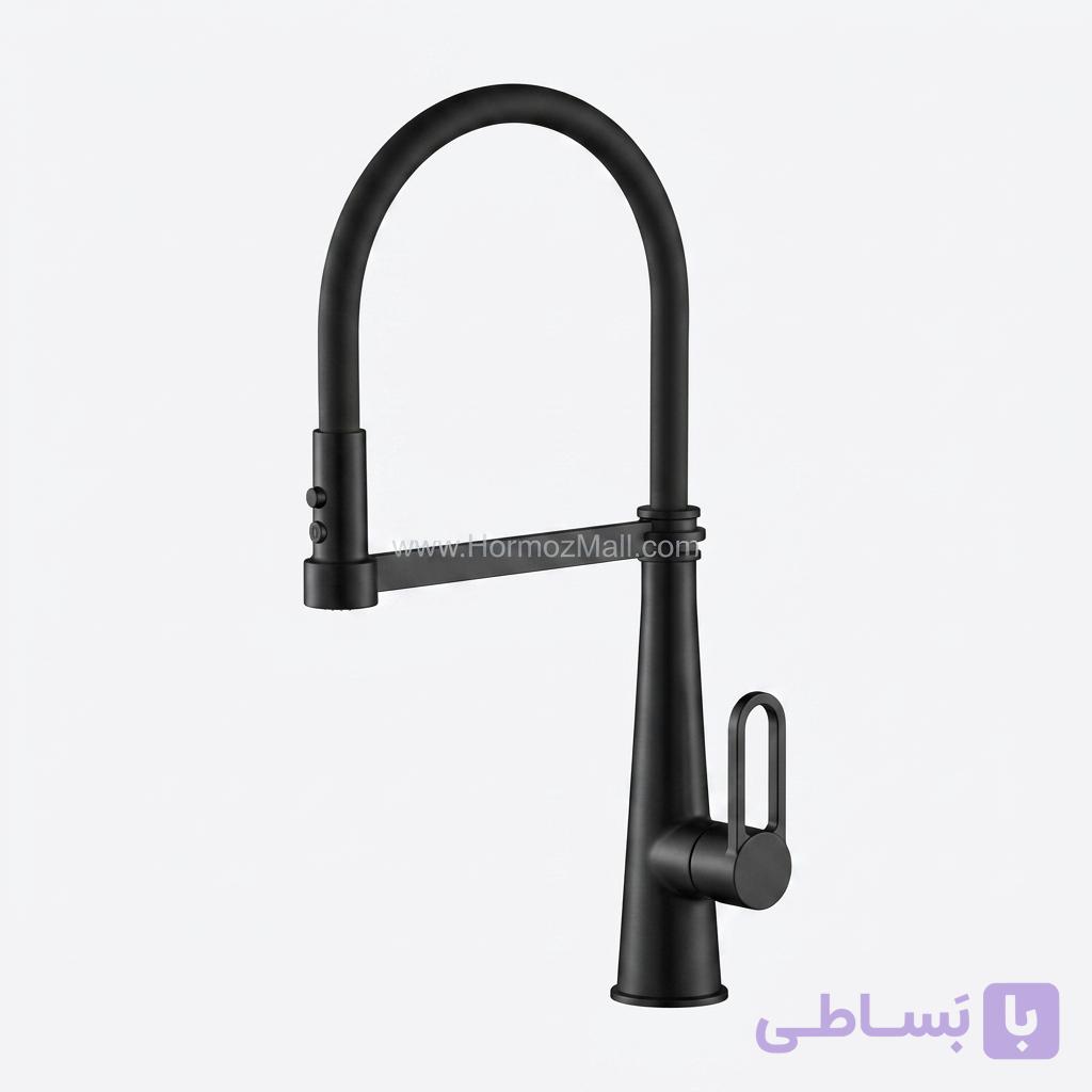 شیر ظرفشویی دوحالته هوادیائوو مدل HD-531 | شیلنگ کشویی سیلیکونی — تصویر 1