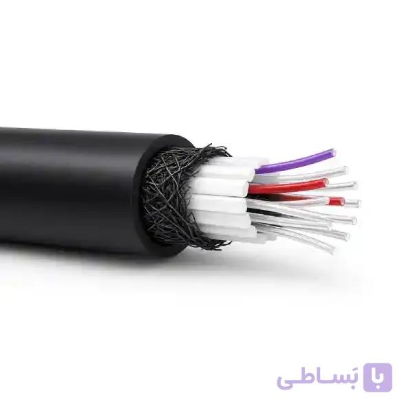 کابر فیبر نوری دراپ 8 کور 3 مهار