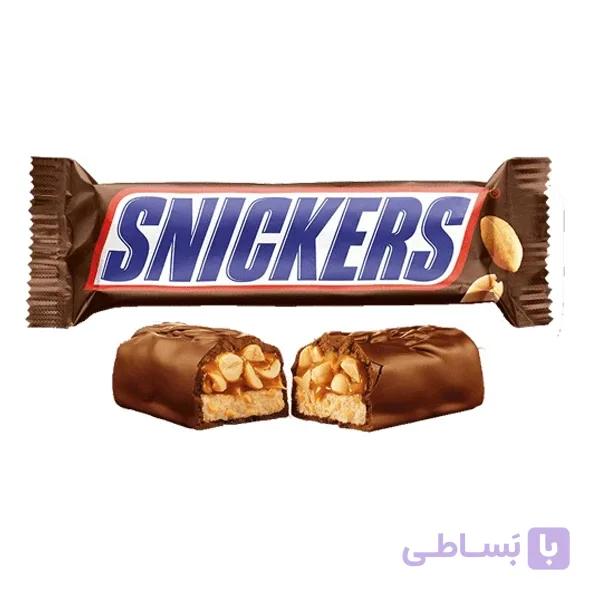 شکلات مغزدار اسنیکرز SNICKERS اصل اورجینال وارداتی حجم 50 گرم