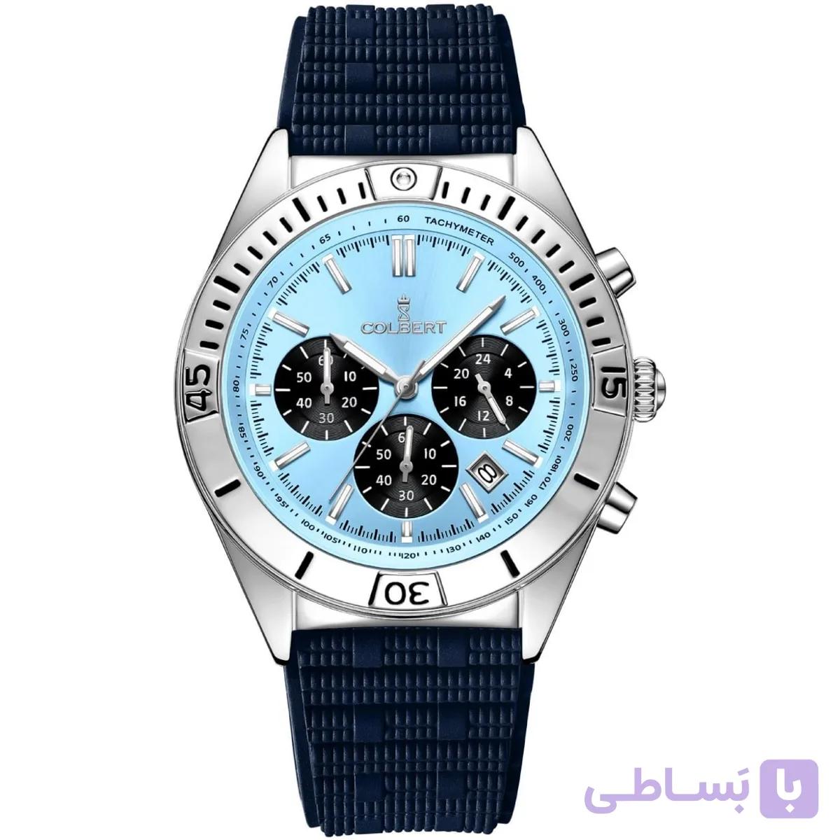 ساعت کلبرت مردانه ژاپنی اسپرت 0351 blu light