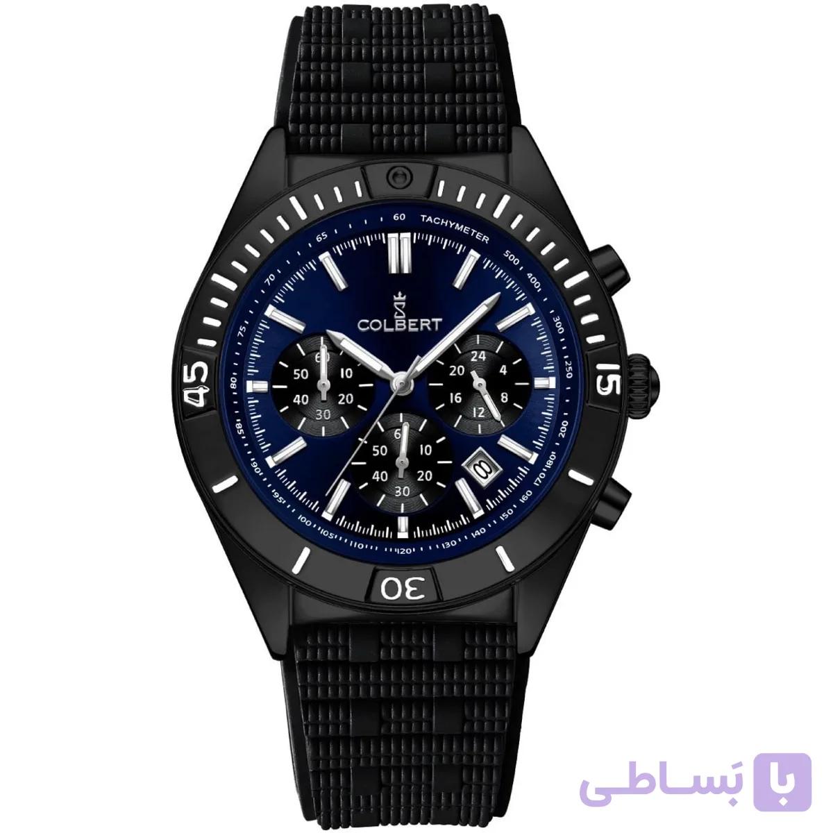 ساعت مردانه کلبرت ژاپن کد 351 blu black