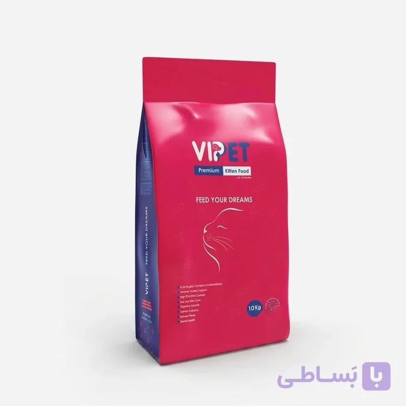غذای خشک گربه نابالغ وی‌پت کیتن وزن 10 کیلوگرم