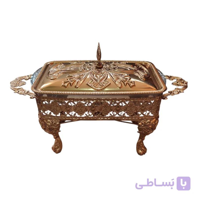 سوفله خوری سوپ مدل آنتیک سلطنتی فلز آبکاری فورتیک