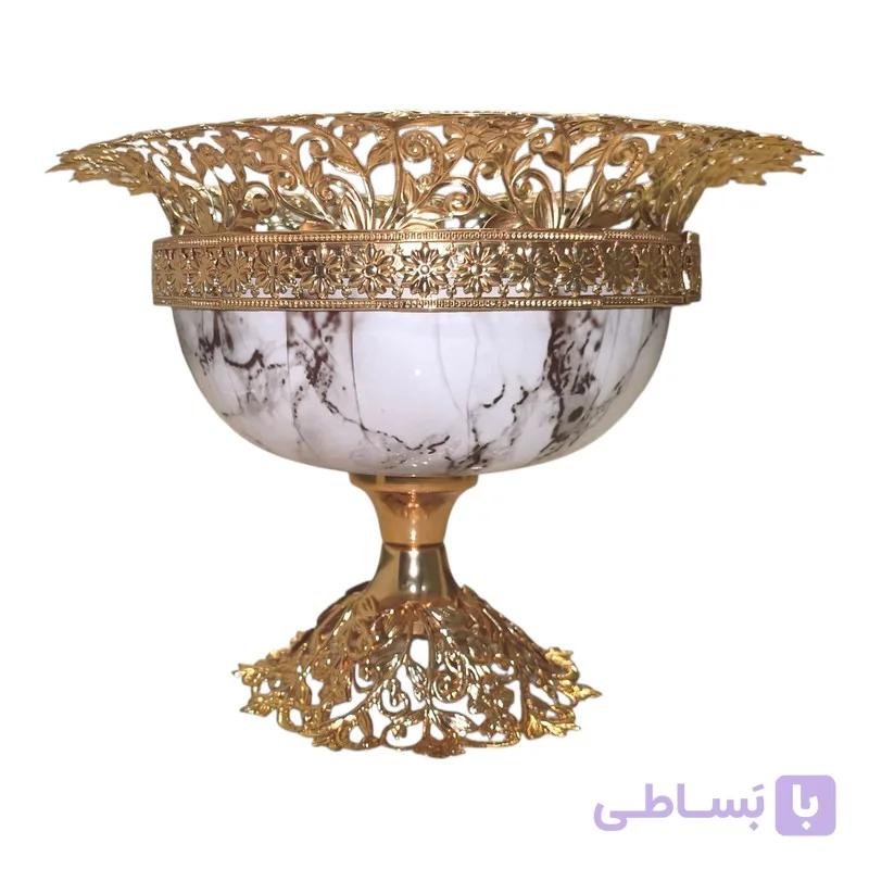 میوه خوری طرح سنگ مدل SYM01 فلز آبکاری فورتیک متوسط