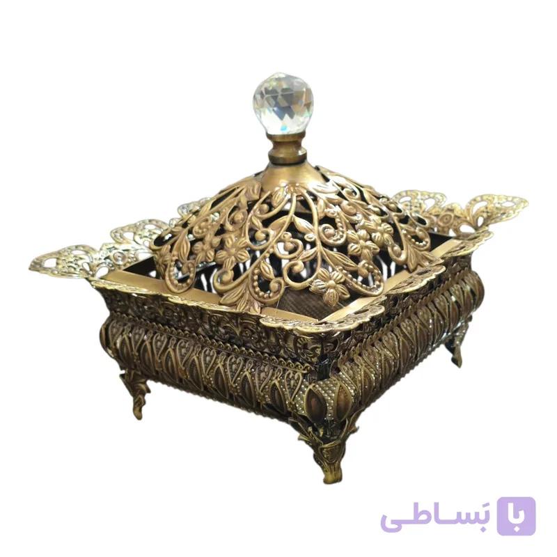 شکلات خوری مدل آنتیک AN34 فلز آبکاری فورتیک متوسط