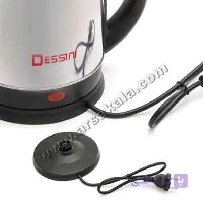کتری برقی دسینی مدل KD990 | ظرفیت 2 لیتر | توان 1800 وات | بدنه استیل ضدزنگ
