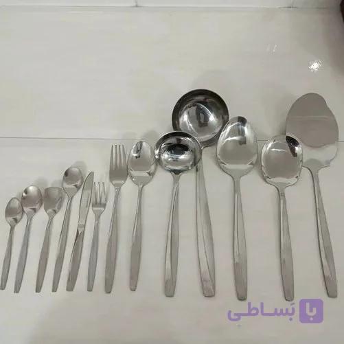 خرید اقساطی سرویس قاشق و چنگال استیل سیسیلی 168 پارچه | کامل و مناسب پذیرایی