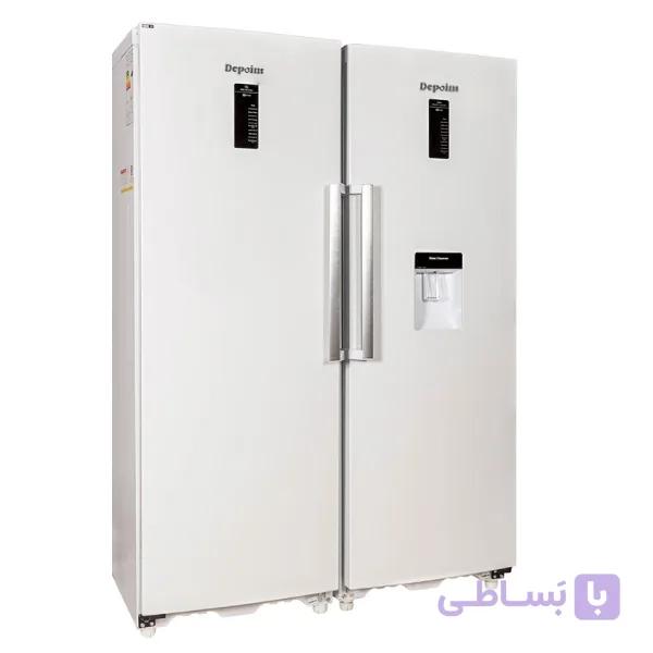 یخچال فریزر دوقلو 28 فوت دیپوینت نقره ای  مدل D5i — تصویر 1
