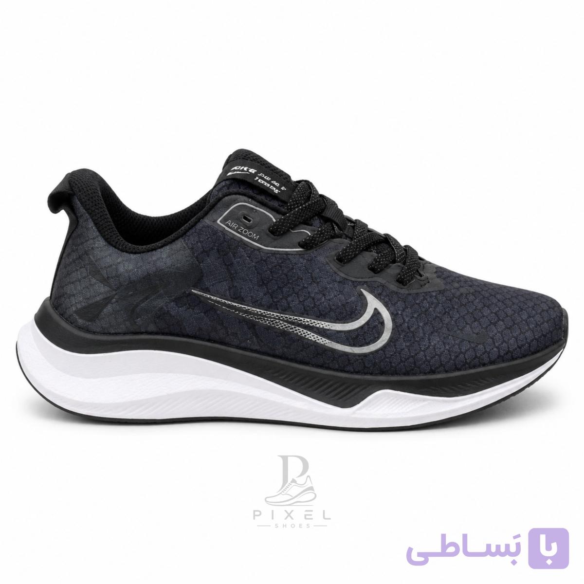 کتونی نایک زوم مردانه مشکی سایز ۴۰ تا ۴۴
