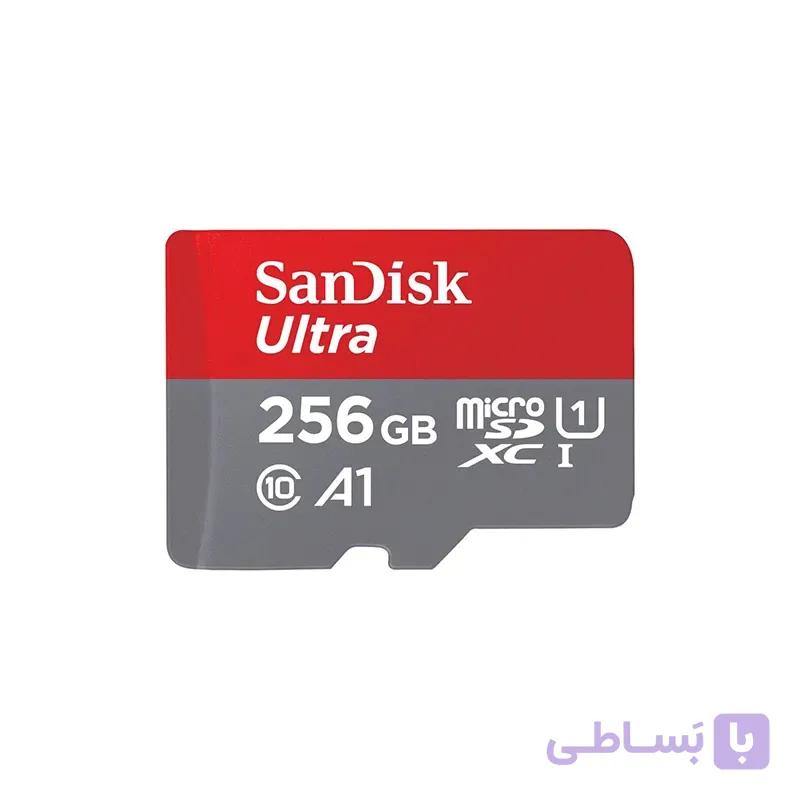 کارت حافظه SanDisk microSDXC Ultra A1 سن دیسک 256 گیگابایت UHS-I کلاس 10 سرعت 150MBps — تصویر 1