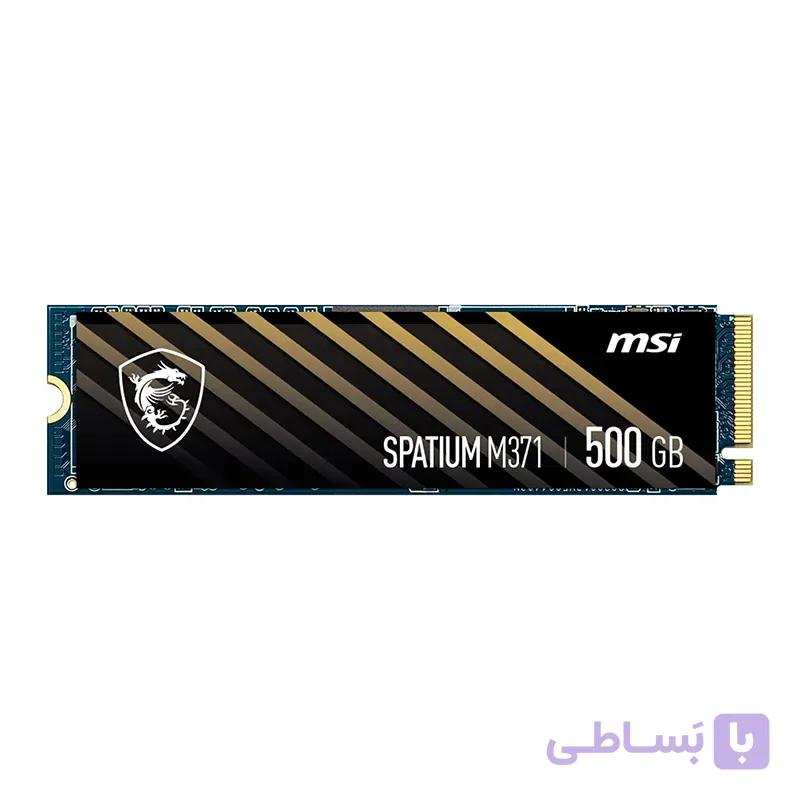اس اس دی ام اس آی 500 گیگابایت MSI SPATIUM M371 NVMe M.2 — تصویر 1