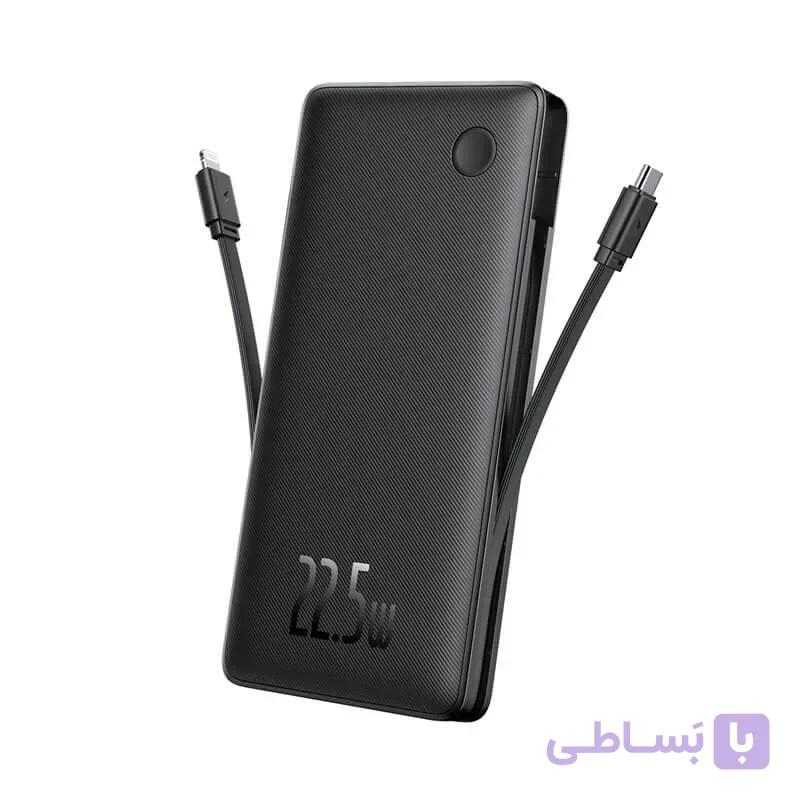 پاور بانک باسئوس 10000mAh فست شارژ 22.5 وات Baseus Airpow Lite Dual-Cable — تصویر 1