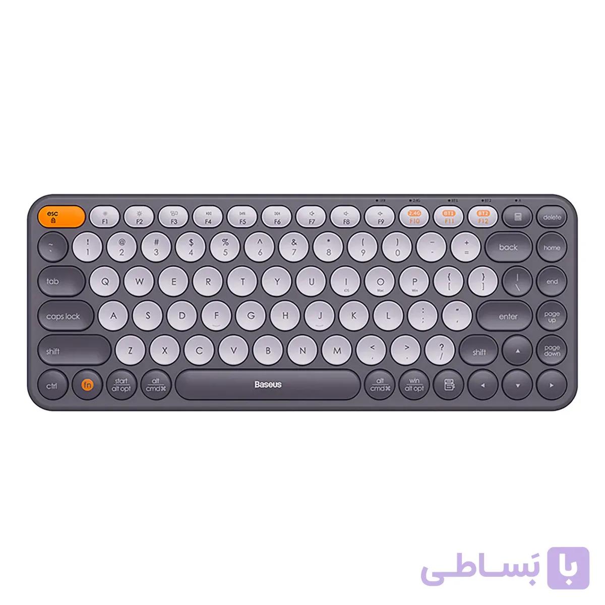 کیبورد بی سیم باسئوس مدل K01A Wireless Tri-Mode — تصویر 1