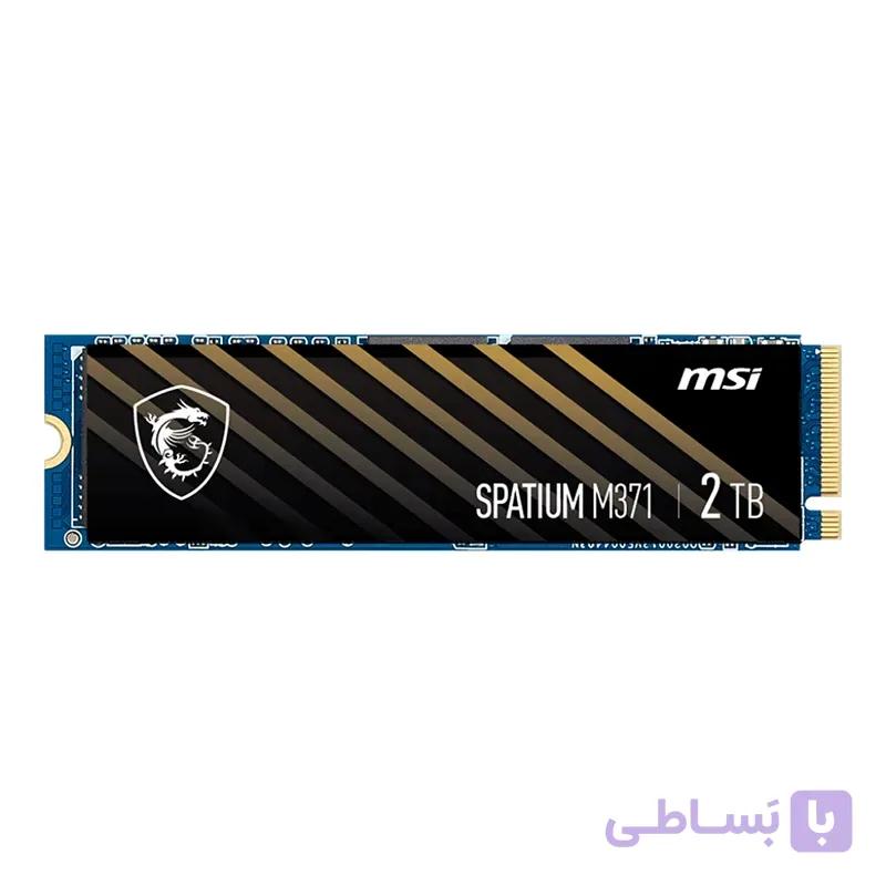 اس اس دی ام اس آی 2 ترابایت MSI SPATIUM M371 NVMe M.2 — تصویر 1