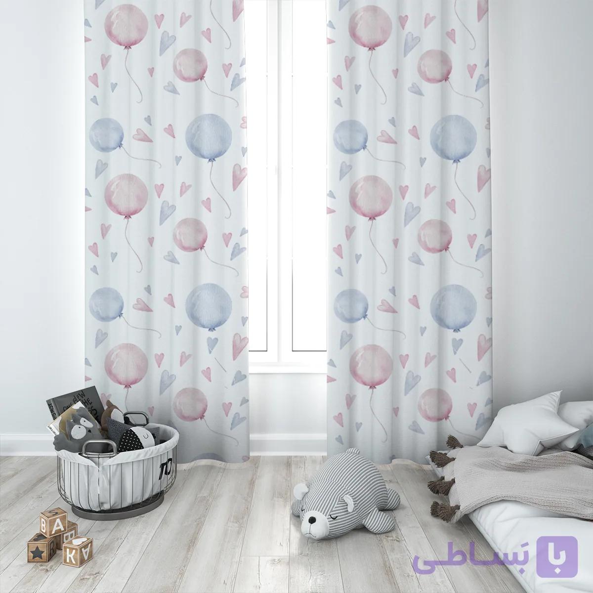 پرده پانچی مدل ساده 9647