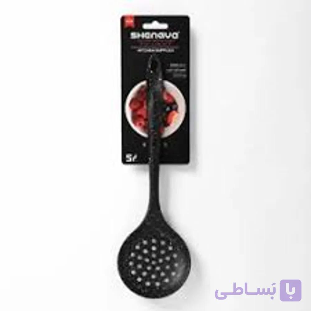 کفگیر سوراخدار گرد سیلیکونی ام جی اس (شنگیا) کد 4207