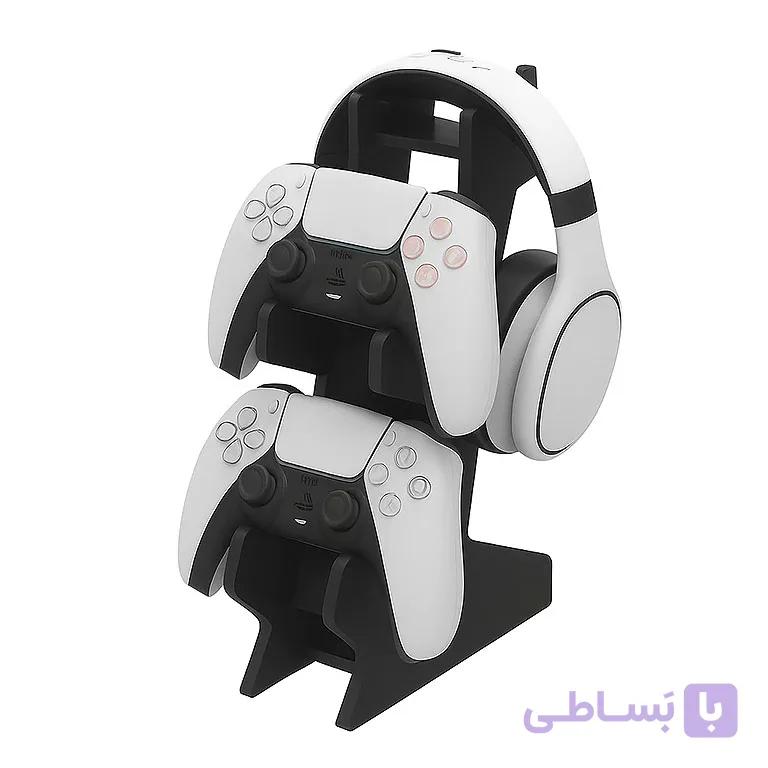 پایه نگهدارنده هدست و دسته بازی مدل 10195 — تصویر 1