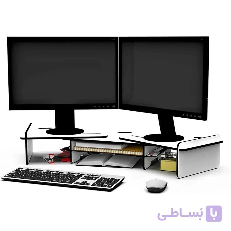 پایه نگه دارنده دو مانیتور کد 52001 — تصویر 1