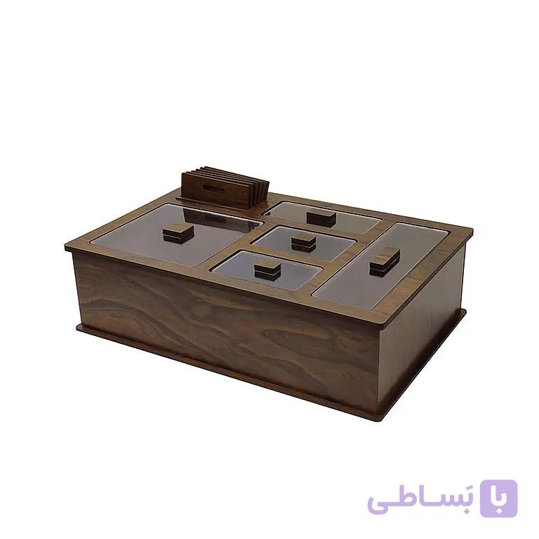 جعبه تی بگ و تنقلات کد 21005 — تصویر 1