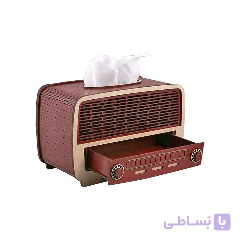 جعبه دستمال کاغذی مدل رادیو مدل 21001 — تصویر 1