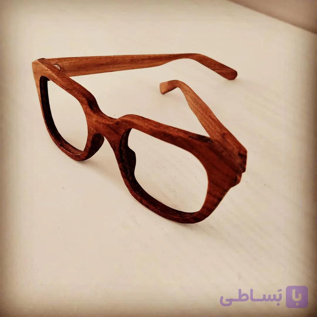 فریم عینک چوبی طرح فراز — تصویر 1
