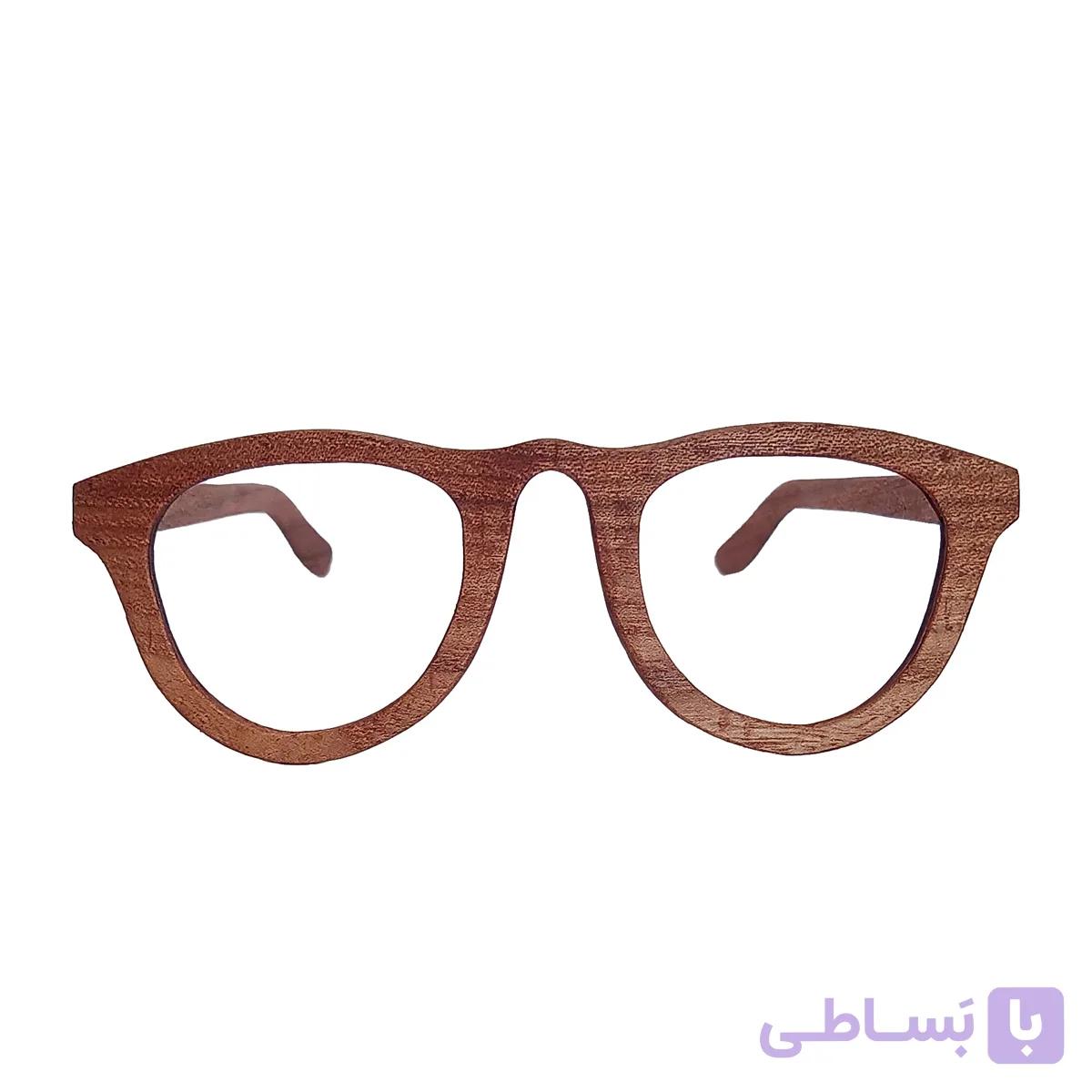 فریم عینک چوبی طرح نیکی کیاناوود — تصویر 1