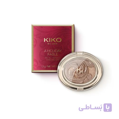 سایه چشم متالیک کیکو میلانو اورجینال metal fantasy eyeshadow kiko 03 — تصویر 1