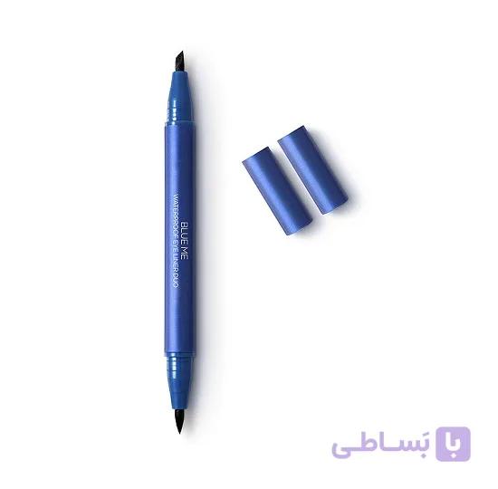 خط چشم ماژیکی دو سر ضد آب اورجینال Blue Me Waterproof Eyeliner Duo — تصویر 1