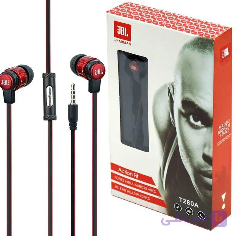 هندزفری سیمی JBL T280A اصل — تصویر 1