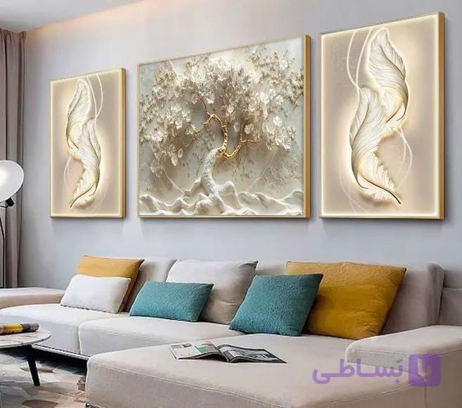 تابلو دکوراتیو شاین طرح درخت آرزوها