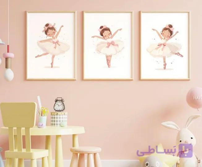 تابلو دکوراتیو شاین طرح بالرین
