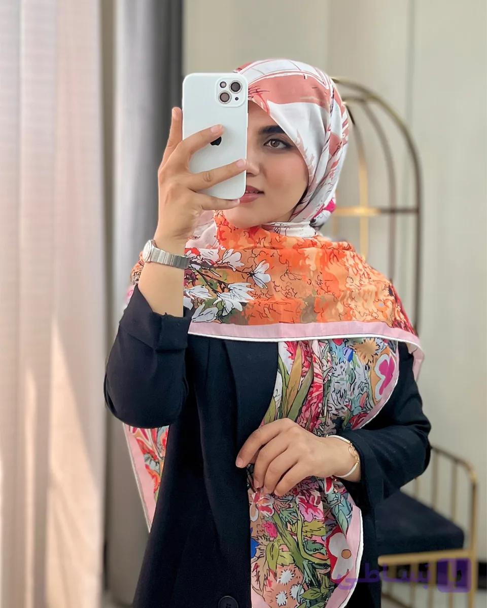 روسری نخی نازگل | Code10180 — تصویر 1