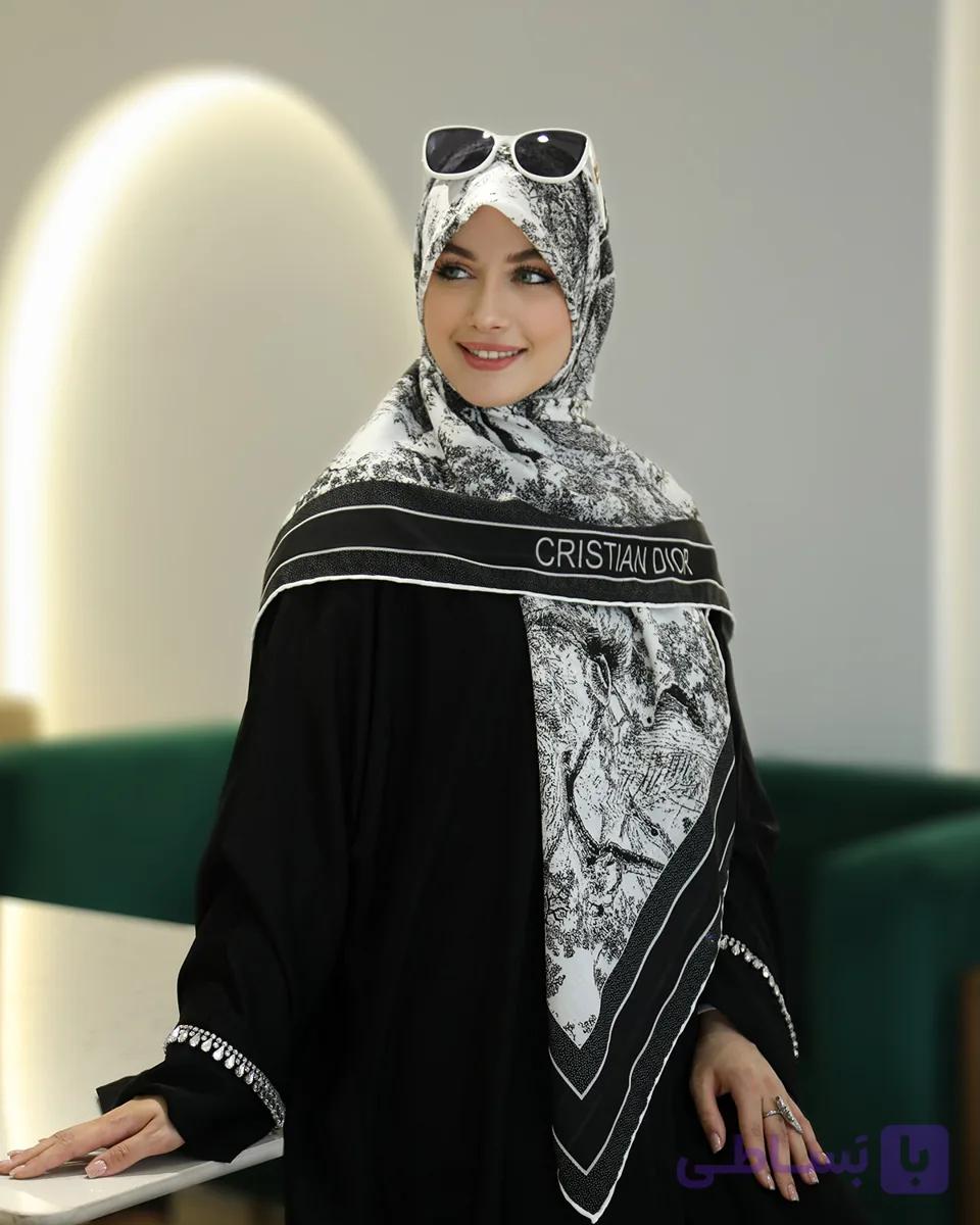 روسری جنگل دیور نخی قواره 140 | Code8000 — تصویر 1