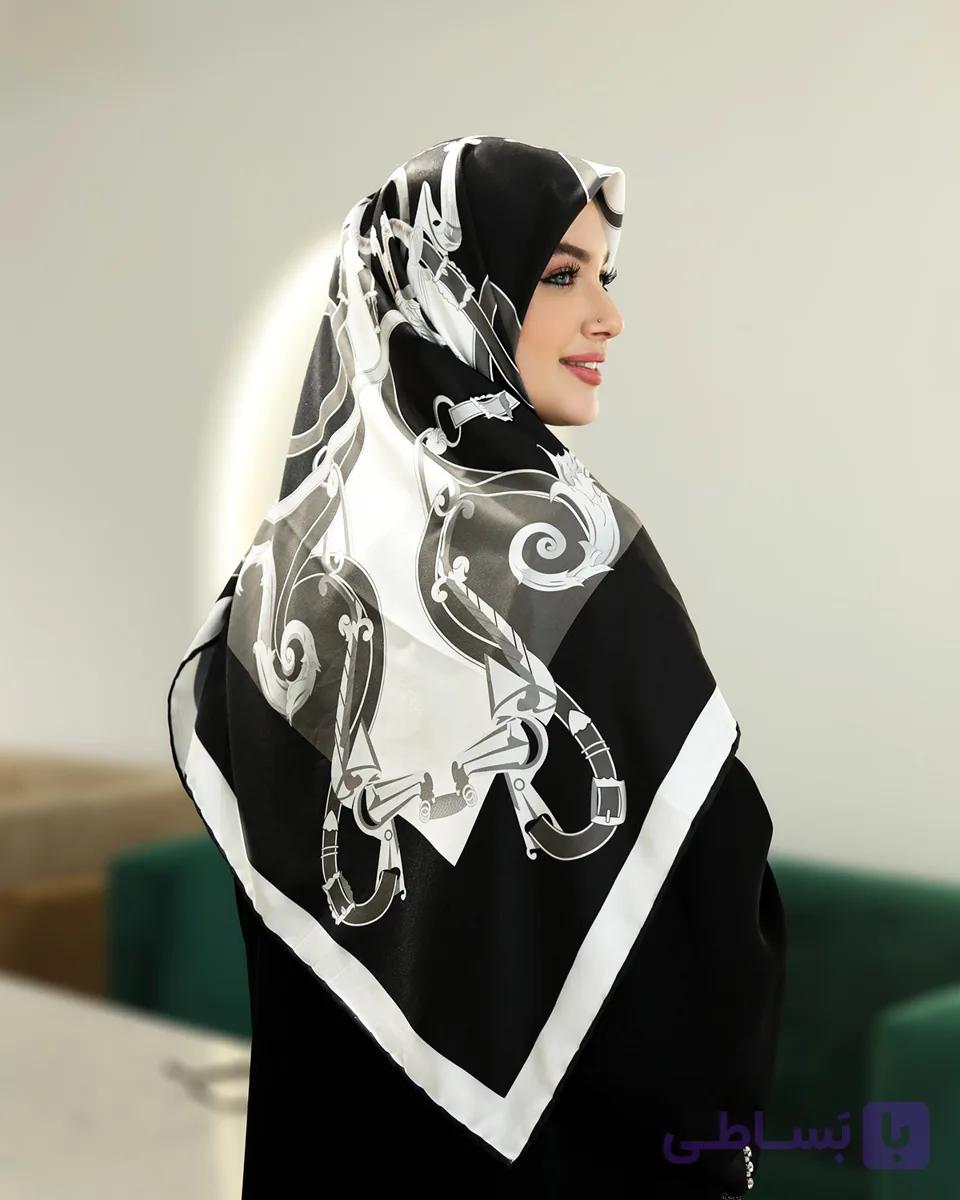 روسری ابریشم هرمس | قواره 120| Code6055 — تصویر 1