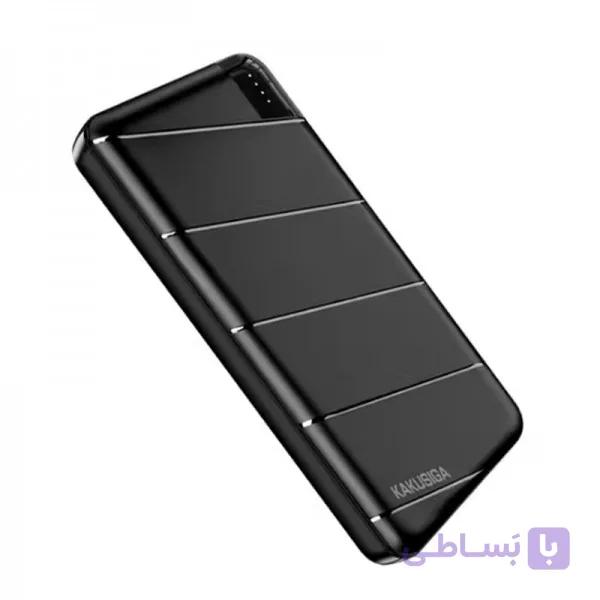 پاور بانک 10000 میلی‌آمپر KAKUSIGA مدل KSC-1082 – سریع، سبک و مجهز به پورت Type-C