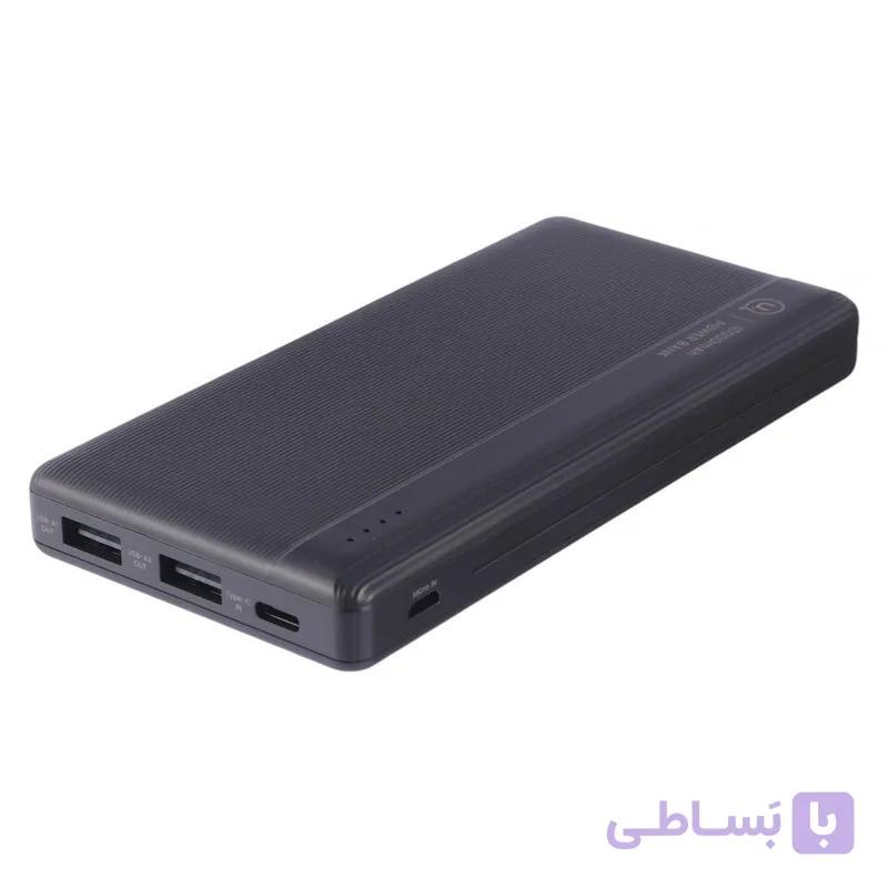 پاور بانک 10000 میلی‌آمپر USAMS مدل US-CD205 – فست شارژ و مجهز به پورت Type-C دوطرفه