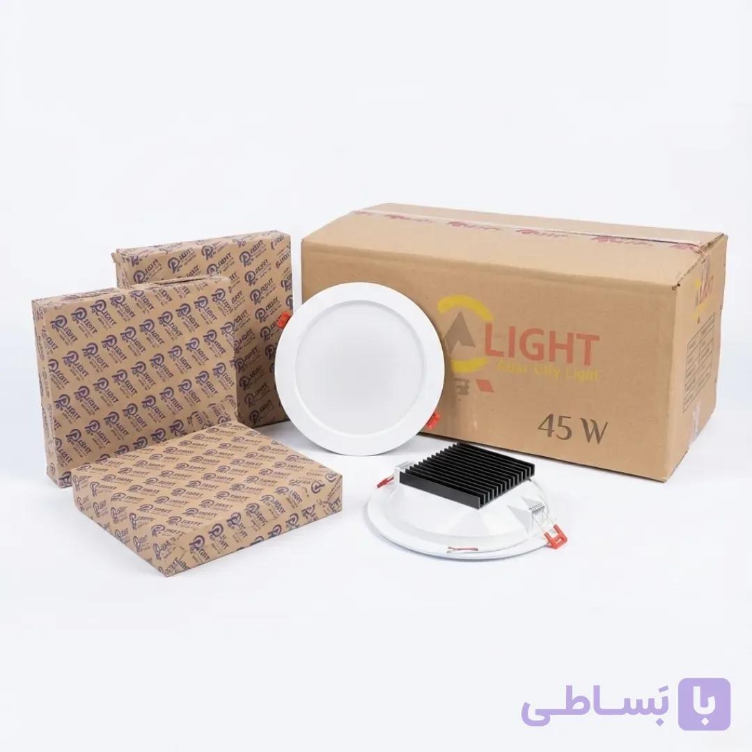 عمده بک لایت سقفی 45 وات | چراغ توکار LED مناسب پروژه و همکاری — تصویر 1