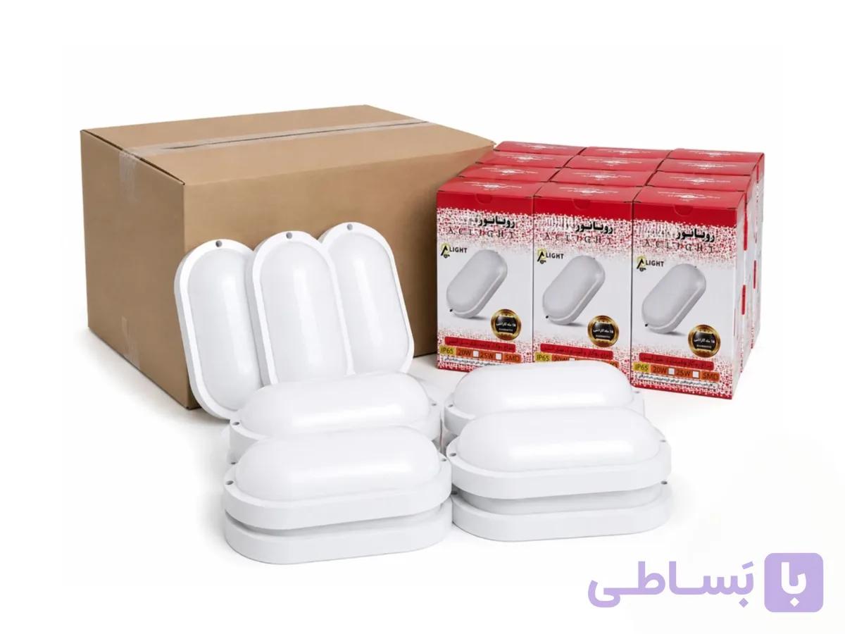 چراغ دیواری محوطه 12 ولت | چراغ LED کم‌ولتاژ باغ و ویلا — تصویر 1