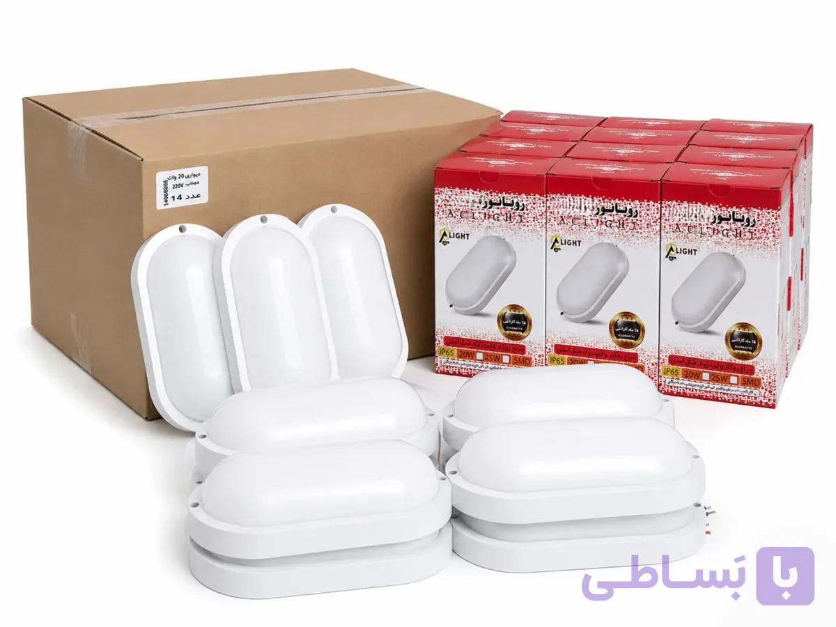 چراغ دیواری محوطه رویا نور | مقاوم در برابر رطوبت با فناوری SMD DOB | تولید مستقیم و فروش عمده — تصویر 1