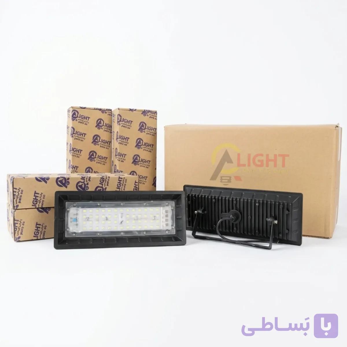 عمده پرژکتور ۵۰ وات لنزدار SMD | تولید ایران با ۱۲ ماه گارانتی — تصویر 1